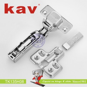 一段力阻尼铰链拆装 TK135H08